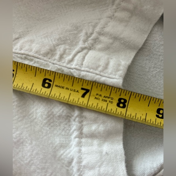 Zara Men’s Linen Blend Shorts – White – Size 30 - Picture 7 of 8